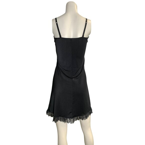 Victoria's Secret Babydoll Goth Grunge Fairy Whimsigoth Mesh Slip Dress L Y2K - Picture 6 of 6